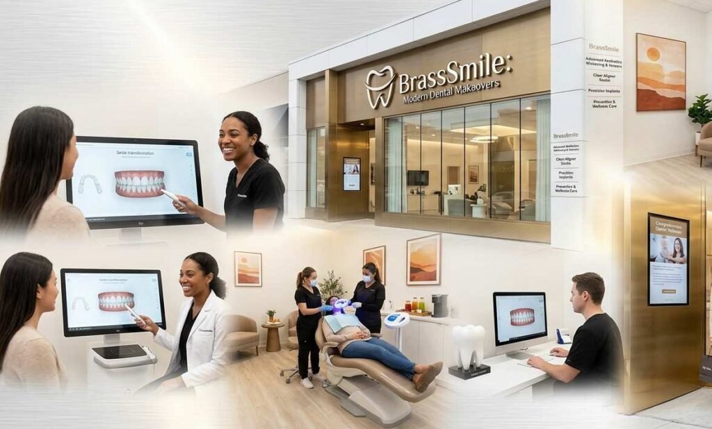 BrassSmile com AI dental smile makeover and cosmetic dentistry platform